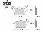 Τακάκια SBS 222CT (FA655)(FD517)
